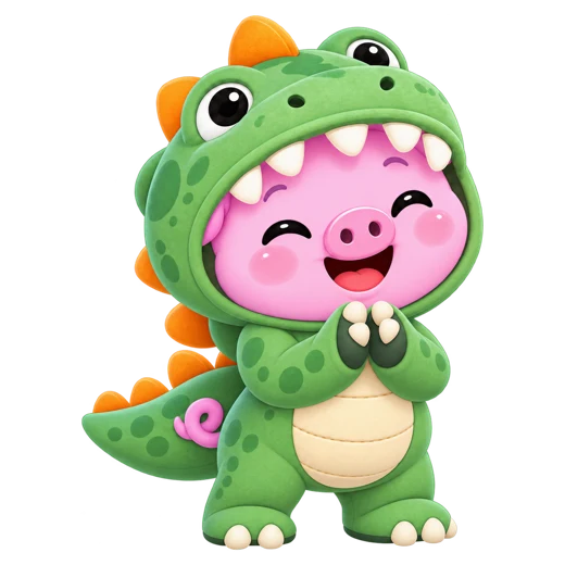 Lila, la dinosaurio que acompaña en el juego